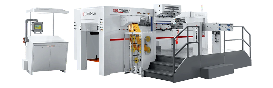 Automatic Embossing Holographic Positioning Foil Stamping Die Cutting Machine