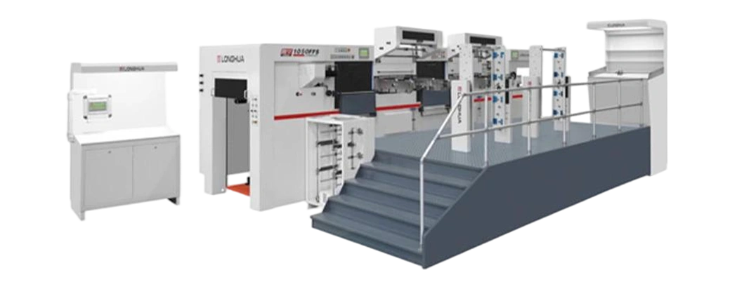 Automatic Dual-unit Holographic Positioning Foil Stamping Stripping Die Cutting Machine
